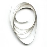 Fil plat pour sertissure en Argent fin 4 mm x 50 cm