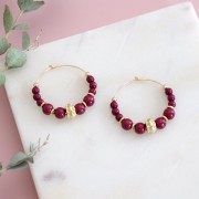 Perles rondes nacrées légères en résine 6 mm Vert Olive x15