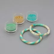 Miyuki Delica 11/0 DB0351 - Opaque White AB Mat x8g