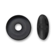 Anneaux séparateurs Bumper rond en caoutchouc 2 mm noir x50|raw }}