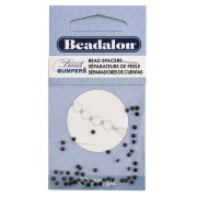 Anneaux séparateurs Bumper rond en caoutchouc 2 mm noir x50