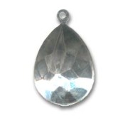 Serti pendentif à coller pour cabochon PureCrystal 4320 18x13 mm - Rhodié x1