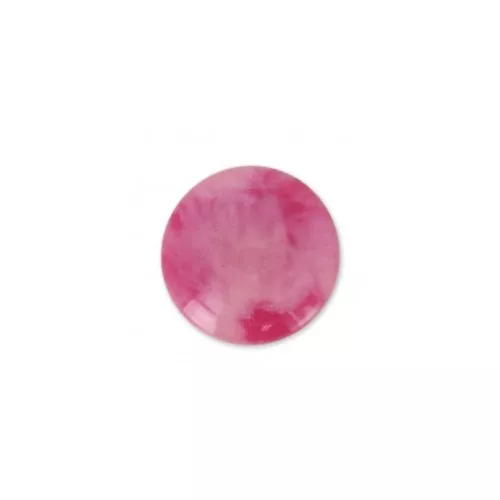 Cabochon en résine imitation pierre gemme 6 mm Ruby x1