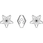 Etoile PureCrystal 5714 12 mm Crystal Golden Shadow x1