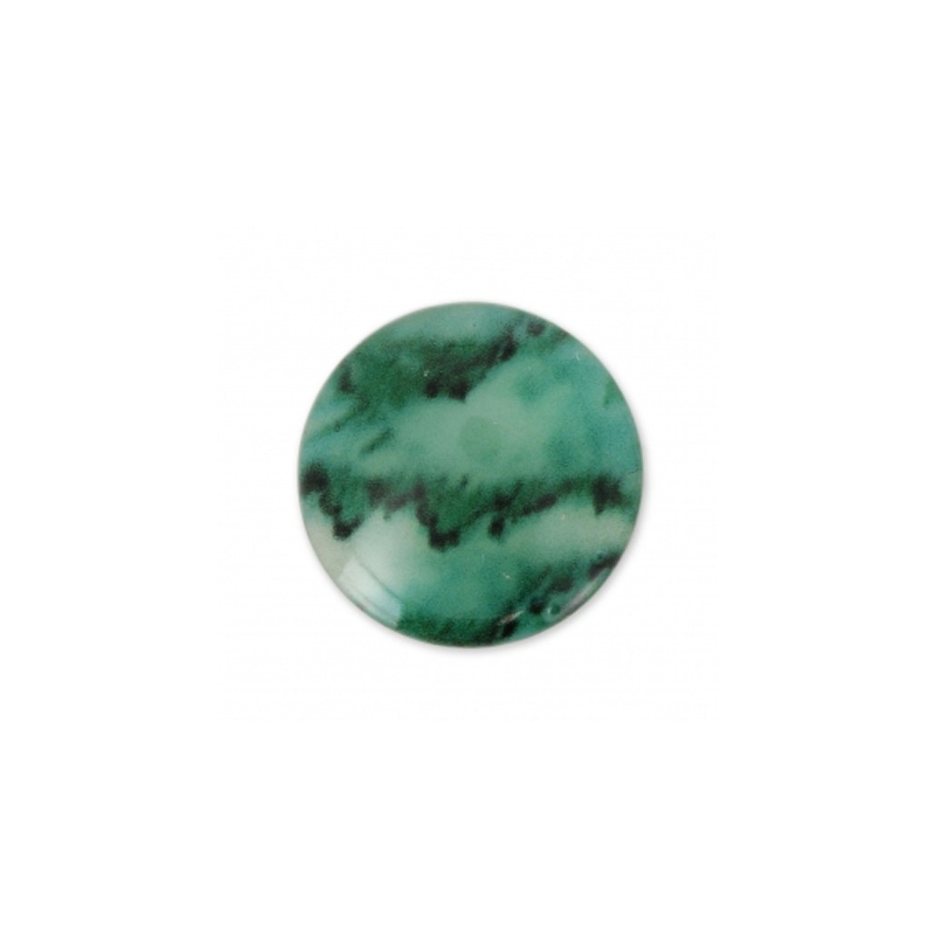 Naturel Vert Mousse Agate Gemme Cabochon Libre pour Bijoux 70 Cts. ME