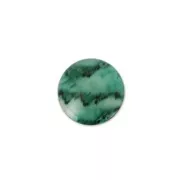 Cabochon en résine imitation pierre gemme 6 mm Green Jade x1