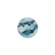 Cabochon en résine imitation pierre gemme 6 mm Blue Jade x1|raw }}