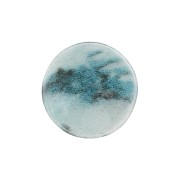 Cabochon en résine imitation pierre gemme 8 mm Blue Jade x1|raw }}