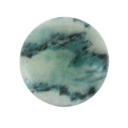 Cabochon en résine imitation pierre gemme 25 mm Blue Jade x1|raw }}