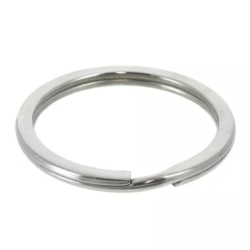 Porte clés anneau 32 mm à personnaliser - Acier inoxydable x1