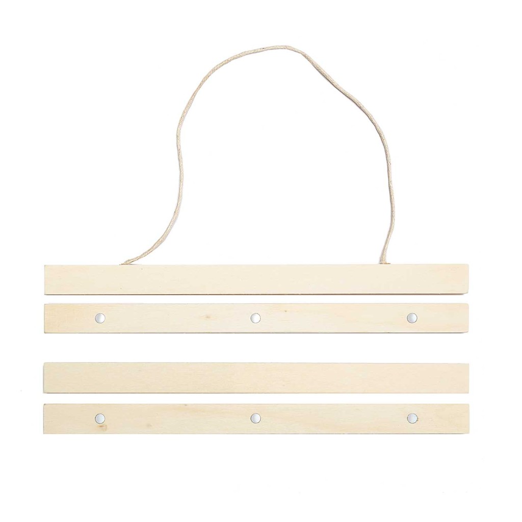Porte-affiches En Bois – L'art En Vogue – Longueur 39 Cm – Bon état