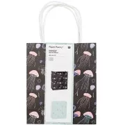 Sac en papier Paper Poetry 18x21 cm Méduses x 2