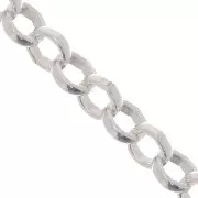 Chaîne maille jaseron 3.3 mm - Argent 925 x 50cm