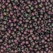 Perles rocailles Preciosa  11/0 2 mm - Purple Gold Iris x20g