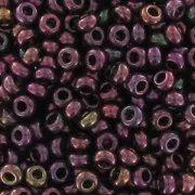 Perles rocailles Preciosa  9/0 2.5 mm - Purple Gold Iris x20g