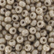Perles rocailles Preciosa  9/0 2.5 mm - Luster Light Grey x20g