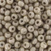 Perles rocailles Preciosa  9/0 2.5 mm - Luster Light Grey x20g