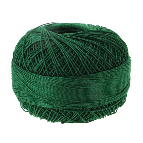 Fil de coton Lizbeth taille 20 n°638 Christmas Green x192m
