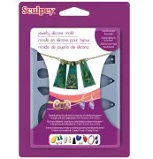 Moule en silicone Sculpey pour bijoux Pendentifs/breloques x1