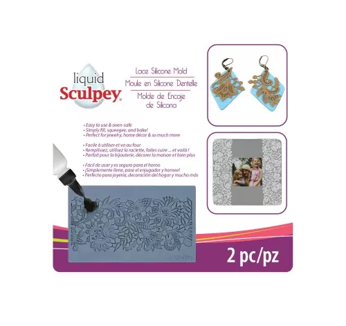 Moule en silicone Sculpey - Dentelle x1