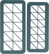 Sculpey - 2 emporte-pièces mosaïque Triangles pour modelage et pâte polymère