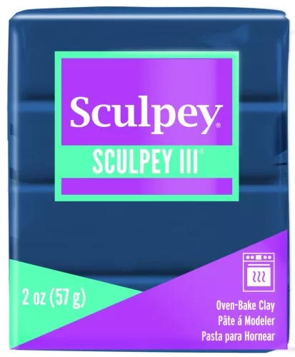Pâte Sculpey III 57 gr Navy Pearl (n°1135)