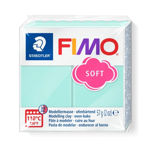 Pâte Fimo Soft 57gr - Mint (n°505)