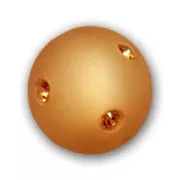 Perle ronde strass Polaris 14 mm Topaz x1