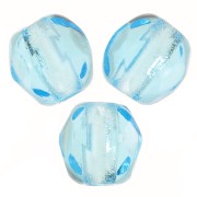 Facettes 3 mm Aquamarine  x50