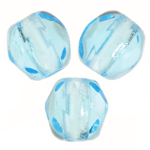 Facettes 3 mm Aquamarine x50
