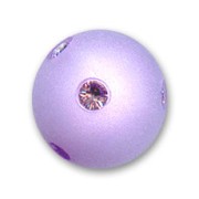 Perle ronde strass Polaris 10 mm Violet x1|raw }}