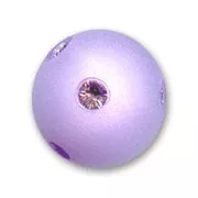 Perle ronde strass Polaris 10 mm Violet x1