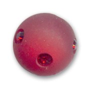 Perle ronde strass Polaris 10 mm Siam x1|raw }}