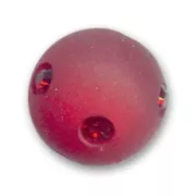 Perle ronde strass Polaris 10 mm Siam x1