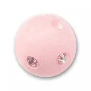 Perle ronde strass Polaris 10 mm Light Rose x1