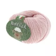 Laine Minerva n°746 - 100% Merinos - Rose layette x50g