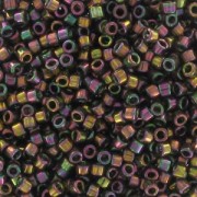 Miyuki Delica 11/0 DB0127 - Forest Green Rainbow Gold Luster x8g|raw }}
