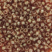 Miyuki Delica 11/0 DB0102 - Peach Topaz Gold Luster x8g