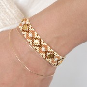 Miyuki Delica 11/0 DB0099 - Transparent Light Topaz Luster x8g