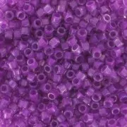 Miyuki Delica 11/0 DB0073 - Magenta Lined Crystal AB x8g