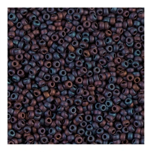 Rocaille Miyuki 11/0 2016 - Metallic Dark Plum Iris Mat x8g