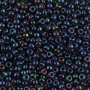 Rocaille Miyuki 11/0 452 - Dark Blue Iris Metallic x8g