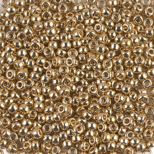 Rocaille Miyuki 11/0 193 - 24kt Gold Light Plated x5g