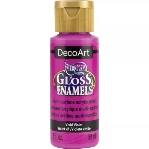Peinture acrylique multi-surfaces - DecoArt Americana Gloss - Violet Vif x59ml