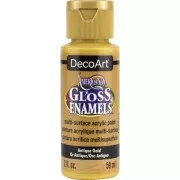 Peinture acrylique multi-surfaces - DecoArt Americana Gloss - Antique Gold x59ml