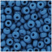 Perles rocailles Preciosa 11/0 2 mm - Blue Jean Opaque x250g