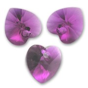 Coeurs PureCrystal 6228 10,3x10 mm Amethyst  x6|raw }}
