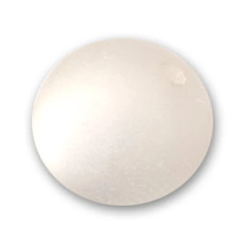 Perle ronde Polaris Dépolie 14 mm Crystal x1