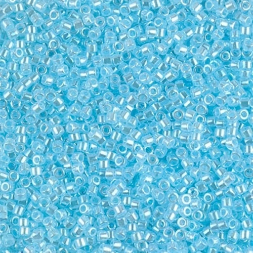 Miyuki Delica 11/0 DB0239 - Light Aqua Ceylon x8g