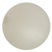 Perle ronde Polaris Dépolie 12 mm Silver Shade x1